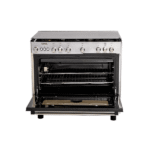 فرن 5 عيون غاز يونكس 60 × 90 سم ستانلس ستيل - TGM6090