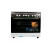 فرن غاز 5 عيون ستوف 90 × 60 سم 2 شوايه ستانلس ستيل / 2SC6090S