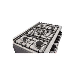 فرن يونكس غاز 60 × 90 سم 5 عيون ستانلس ستيل - C6090SS