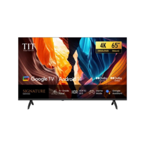 شاشه سمارت 65 بوصه TIT اندرويد 14 65G2025 - 4K Ultra HD/ Google TV/ LED
