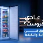 فريزر عادي أم نوفروست؟ الفرق في الصيانة والتكلفة